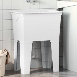 vidaXL fehér gyanta mosókád 59 x 41 x 75 cm (4002799)