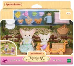 EPOCH Sylvanian Families, Vulpitele Fenec la picnic, figurine cu accesorii, 5698 Figurina