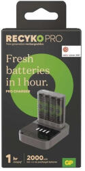 Gp Batteries GP B50460D P461 + 4xAA ReCyko Pro akkumulátor töltő + dokkoló (B50460D) - haztartasibolt