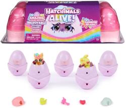 Spin Master Hatchimals Alive! Tojástartó szivárvány szett 5 kikelő tojással, meglepetésekkel (6069777)