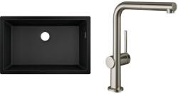 Hansgrohe Készlet gránit mosogató Hansgrohe S 51 43432170, konyhai csaptelep Hansgrohe Talis M54 72809800