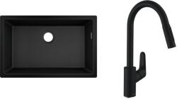 Hansgrohe Készlet gránit mosogató Hansgrohe S 51 43432170, konyhai csaptelep Hansgrohe Focus 31815670