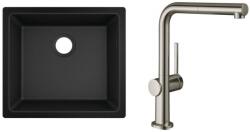 Hansgrohe Készlet konyhai csaptelep Hansgrohe Talis M54 72809800, gránit mosogató Hansgrohe S 51 43431170