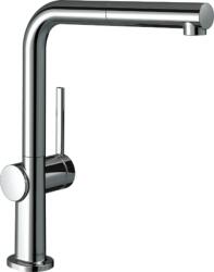 Hansgrohe Talis M54 Egykaros konyhai csaptelep 270, nyíltrendszerű vízmelegítőkhöz, kihúzható kifolyóval, 1jet, króm 72860000 (72860000)