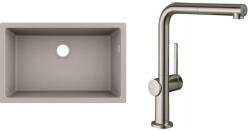 Hansgrohe Készlet gránit mosogató Hansgrohe S 51 43432380, konyhai csaptelep Hansgrohe Talis M54 72809800