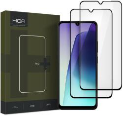 HOFI FNS0328 Xiaomi Redmi 14C HOFI Glass Pro+ üveg képernyővédő fólia, 2 db-os csomag, fekete (FNS0328)
