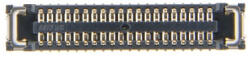 Samsung A042 Galaxy A04e töltőcsatlakozós panel oldali USB töltő FPC csatlakozó, 40pin (gyári)