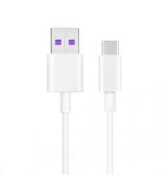 Huawei HL1289 USB-s adatkábel, töltőkábel fehér, gyári (usb type c, 5A, 101cm)