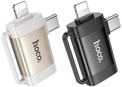 hoco. адаптер OTG 2in1 Type C / Lightning към USB A (6942007628198)