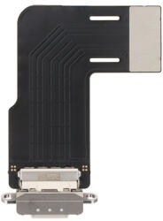 Apple iPad Air 11 2024 töltő csatlakozós flex kábel, átvezető fólia (usb c) fehér, starlight, utángyártott