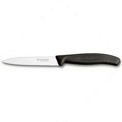 Victorinox Cuțit de bucătărie Victorinox universal, zimțat negru