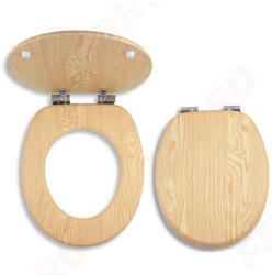 FERRO soft close kőris wc ülőke, fahatású MDF WC/SOFTJASAN (WC-SOFTJASAN)