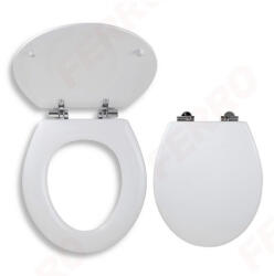 FERRO soft close koptatott fehér wc ülőke, MDF WC/SOFTLYRA (WC-SOFTLYRA)