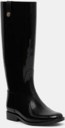 Tommy Hilfiger gumicsizma TH STUD RUBBER LONG RAINBOOT fekete, női, FW0FW08185 - fekete Női 36