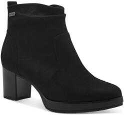 Jana női cipzáras fekete bokacsizma vízlepergető membránnal 26378-43-001 07453