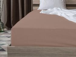  Cearsaf jersey EXCLUSIVE maro deschis 180x200 cm, 100% bumbac