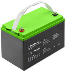 Qoltec Zárt savas akkumulátor GÉL 12 V 100 Ah. 53080. Qoltec (53080)