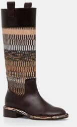 Missoni csizma Clo barna, női, magassarkú, MW67_044 - barna Női 36