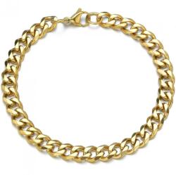 HARAHU KR-34788 karlánc - Arany/23cm/9mm KP34788