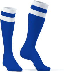 SneakXX Hard SneakXX - divatos, kék-fehér magas zokni