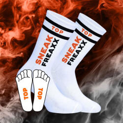 SneakFreaxx Neon Csúcsú Oranzs Zokni - Vibráló Stílus, Magas Kényelem - szexvital