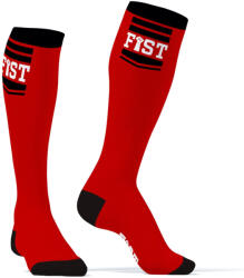 SneakXX HANKY FIST SneakXX - magasszárú zokni piros színben