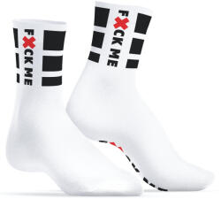 SneakXX Fuck Me SneakXX - érzéki fehér zoknik prémium kényelemben