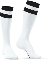 SneakXX Hard SneakXX - prémium magas zokni fehér-fekete kombinációban