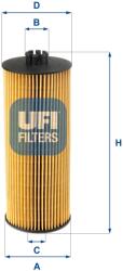 UFI olajszűrő UFI 25.005. 00 (25.005.00)