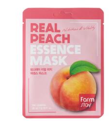 Farmstay Real Peach Essence Mask - Frissítő Maszk Barackkivonattal 1db/23ml