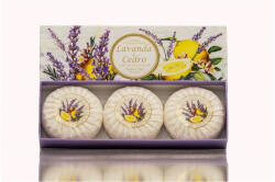 Saponificio Artigianale Fiorentino SA Fiorentino természetes szilárd szappan levendula és cédrus 3x100 g