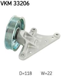 SKF Szíjtárcsa/vezetőgörgő, hosszbordás szíj SKF VKM 33206 (VKM 33206)