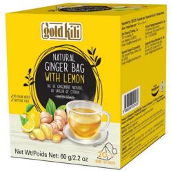  Természetes Gyömbér Tea Citrommal (20 filter), 60gr (Gold Kili)