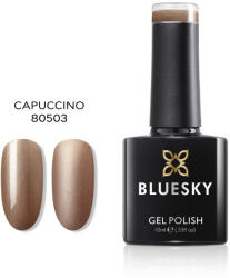 Bluesky 80503 Capuccino tejeskávé színű csillogó shimmeres tartós géllakk