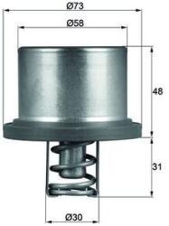 MAHLE termosztát, hűtőfolyadék MAHLE THD 2 89 (THD 2 89)