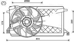 Ava Quality Cooling Ventilator, radiator AVA QUALITY COOLING FD7563