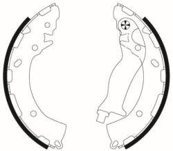 TEXTAR Set saboti frana TEXTAR 91080800 - centralcar