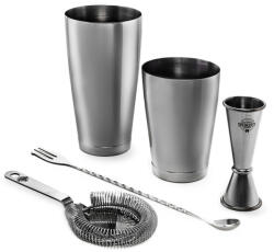 Barprofessional Set cocktail de baza Speakeasy 4piese negru (STBSBL4)