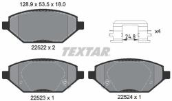 TEXTAR fékbetétkészlet, tárcsafék TEXTAR 2252201 (2252201)