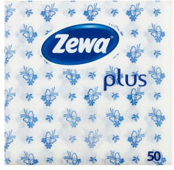 Zewa Plus 1 rétegű szalvéta Kék 50 db - delfinbuvar