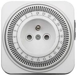 Solight Mechanikus időzítő 15p-24 óra időzíthető kapcsoló 1 üzemmód 230V 16A DT06 (DT06)
