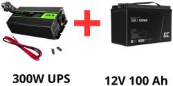 Green Cell Green Cell Szünetmentes tápegység keringető szivattyúkhoz 300W + 100Ah akkumulátor csomag (GC-INV07-100)