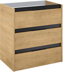 Roca Alpine dulap 68.5x45.2x74 cm sub chiuveta pe perete stejar A857867464 (A857867464)