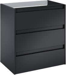 Roca Alpine dulap 68.5x45.2x74 cm sub chiuveta pe perete negru A857867532 (A857867532)