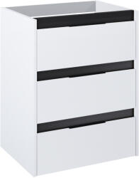 Roca Alpine dulap 58.5x45.2x74 cm sub chiuveta pe perete alb-negru A857866606 (A857866606)