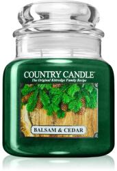The Country Candle Company Balsam & Cedar illatgyertya 453 g