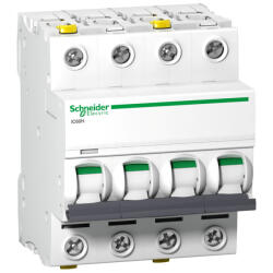Schneider Electric Schneider kismegszakító 4P B 50A 10kA iC60H ACTI9 (A9F06450) (A9F06450)
