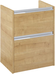 Roca Gap Pro dulap 48.5x37.6x63.5 cm sub chiuveta pe perete stejar A857907464 (A857907464)
