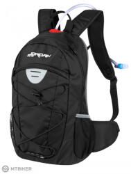 FORCE JORDAN PLUS hátizsák, 20 l + 2 l tartály, fekete