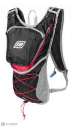FORCE Twin Pro Plus hátizsák, 14 l + 2 l tartály, fekete/piros